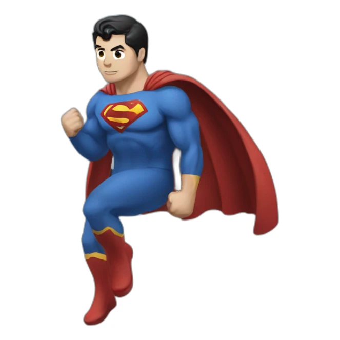 superman training sticker