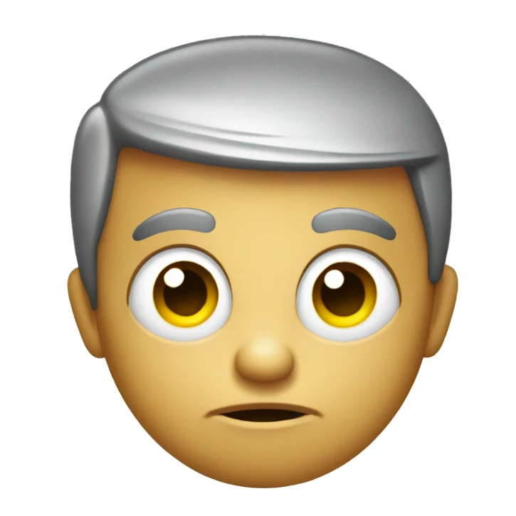 smiley disappointed, not a fan of trump sticker