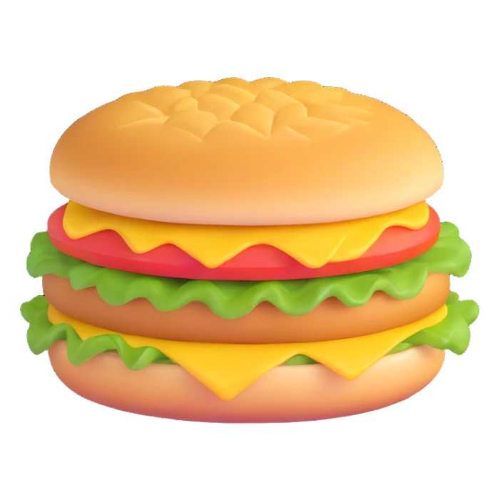 chicken patty sticker