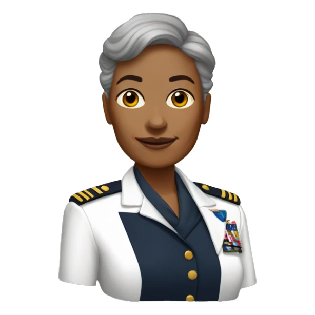 U.S. Navy Senior Chief tan skin one woman  sticker