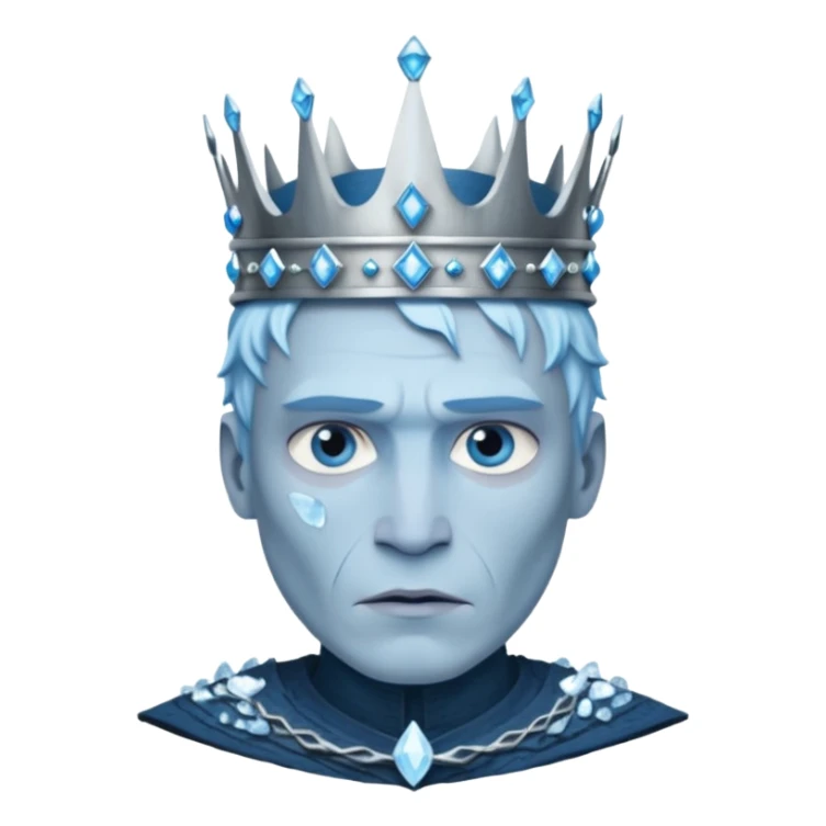 Le roi des marcheur blanc dans game of thrones sticker