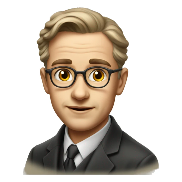 young European Nobel laureate of 1948 sticker