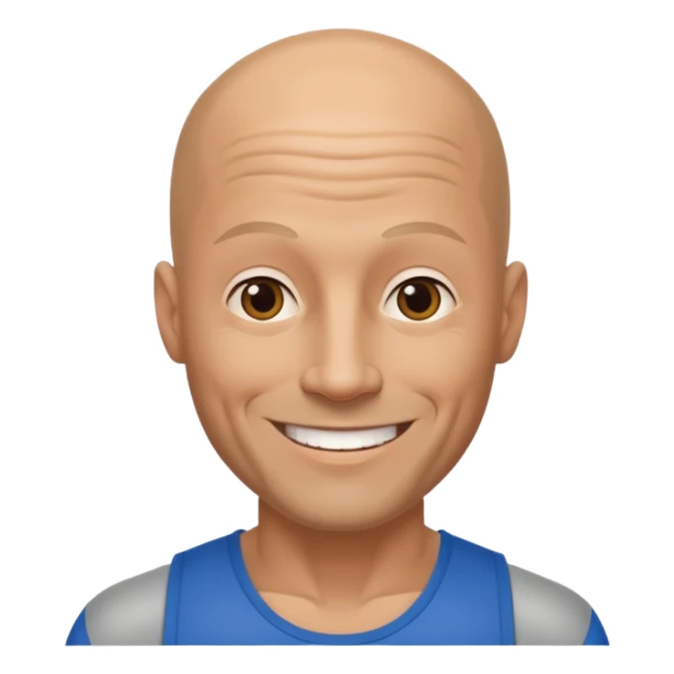 gym daddy with no hair 40 years old sticker