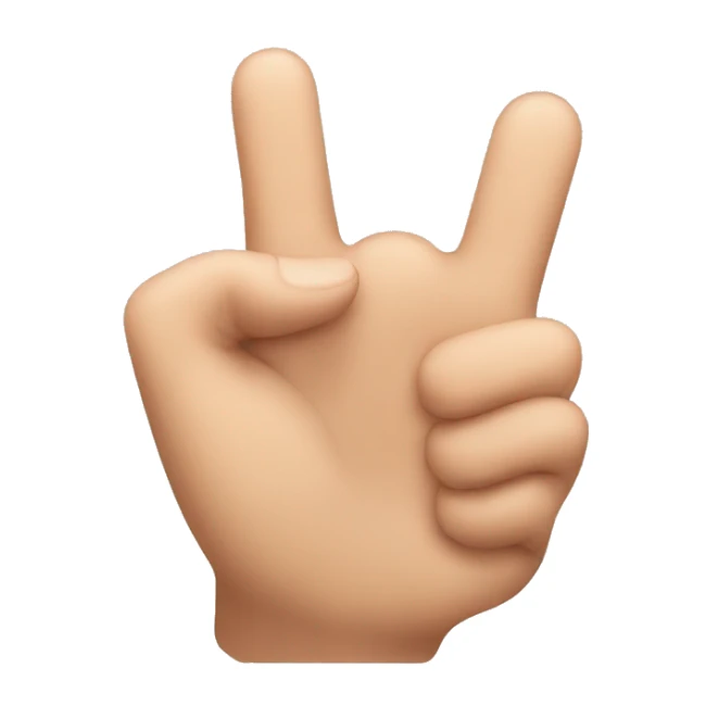 thumb emoji but the tip of the thumb is sideways sticker