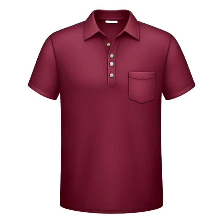 Maroon shirt sticker