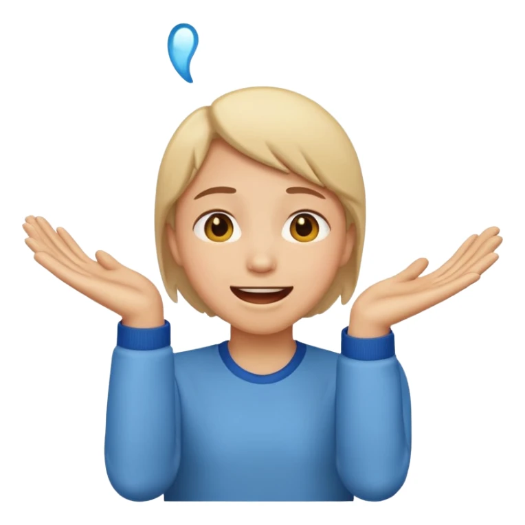 super happy tears excited hopeful hands emoji sticker