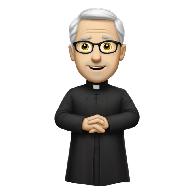 Fr Ted Crilly in priest outfit, from Fr Ted TV show sticker