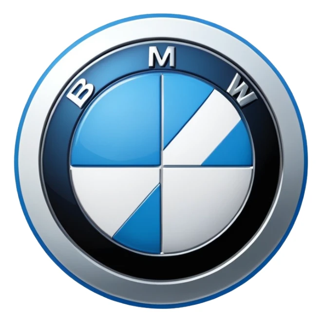 BMW logo emoji sticker