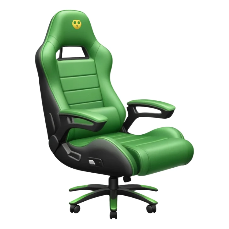 gamer seat green sticker