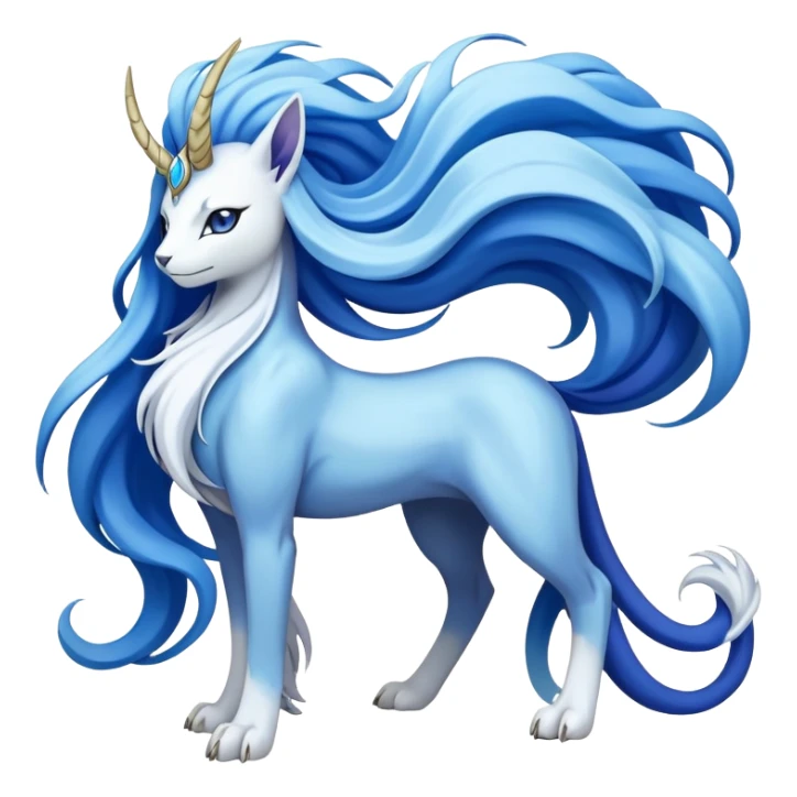 Lucia-Suicune-fakemon-creature-hybrid sticker