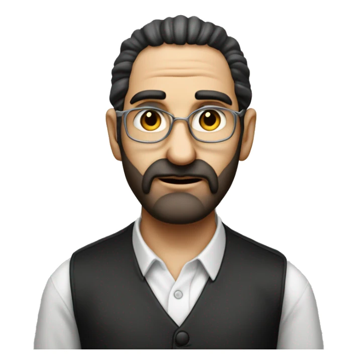 ortodox-jew-photorealistic-serious sticker