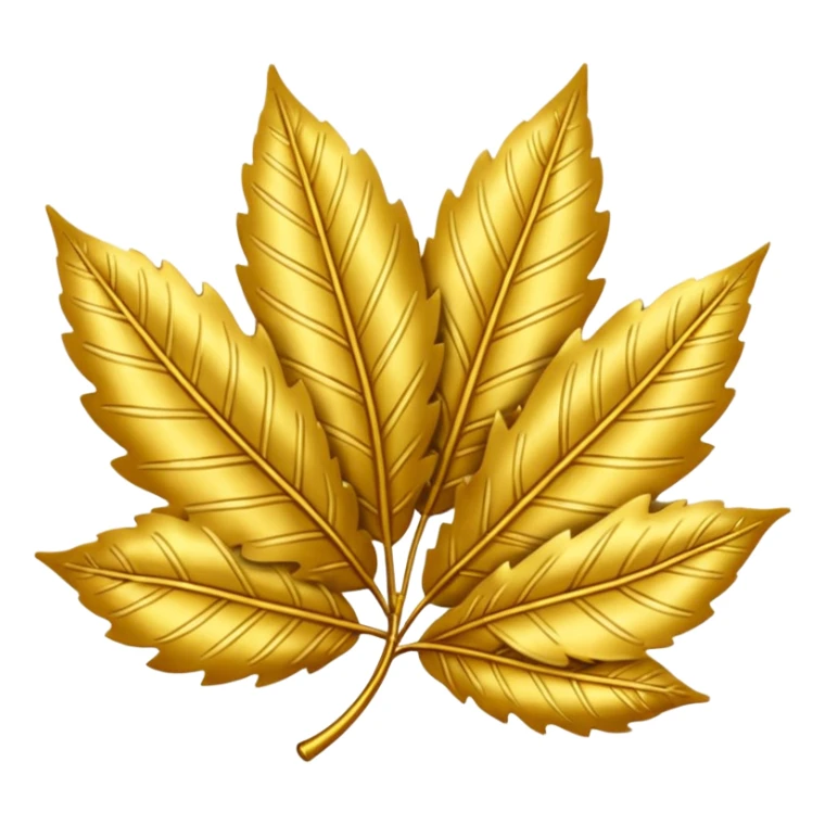 Leaves of gold  sticker