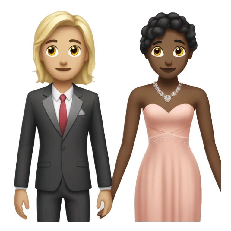 Me and this girl who hates me at prom sticker