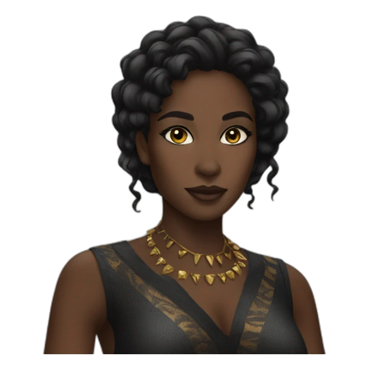 Beautiful Black panther woman sticker