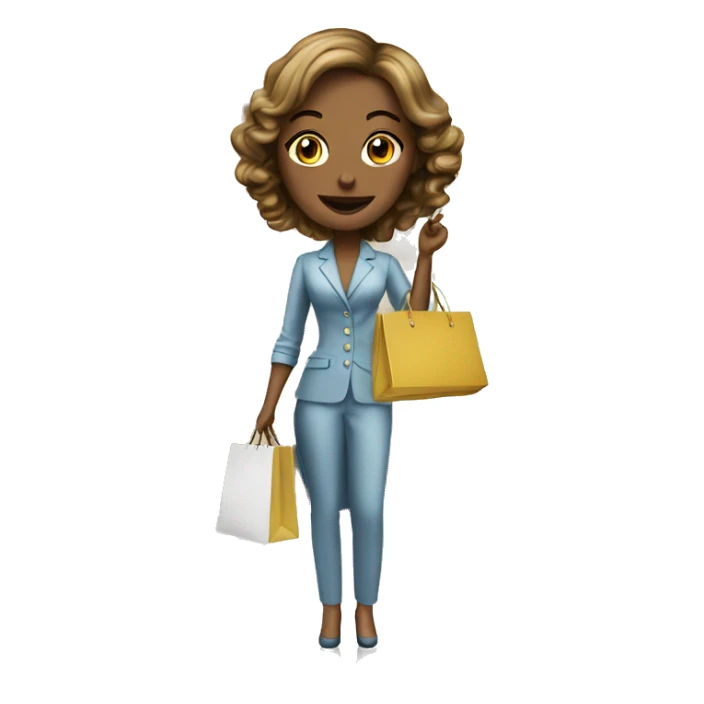 Female luxury retail with for sale sign  sticker