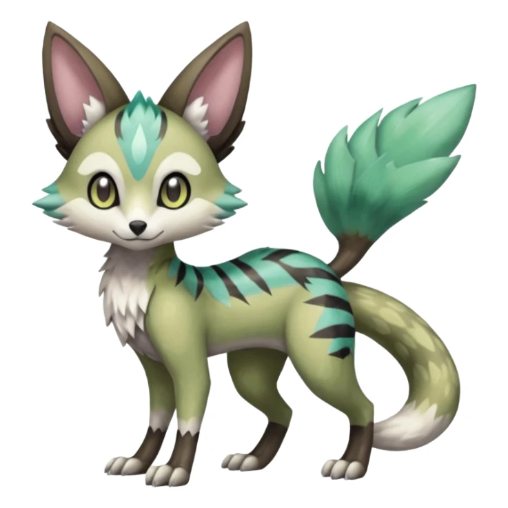 Meloetta-Vernid-Trico-Sergal-Genet-Pokémon-Fakémon-creature sticker