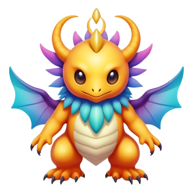 Epic divine complex detailed gradients aesthetic-scenery-Fakémon-creature sticker