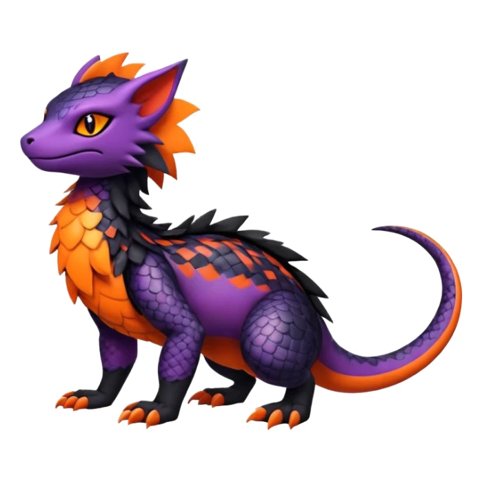 Salandit-Noibat-Litten-Hybrid (Full body) sticker