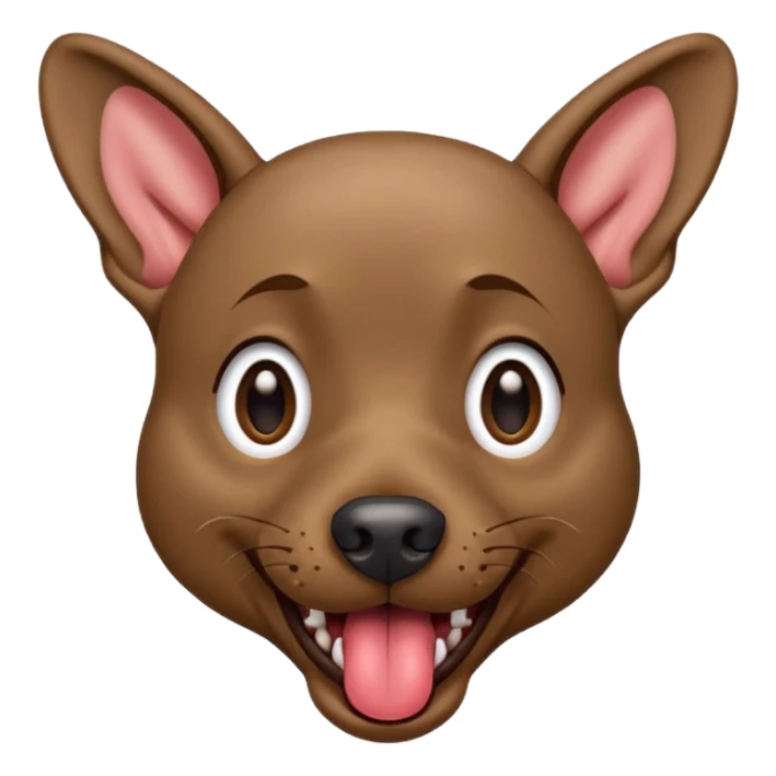 Xoloitzcuintle Dog derpy expression with tongue sticking out sticker