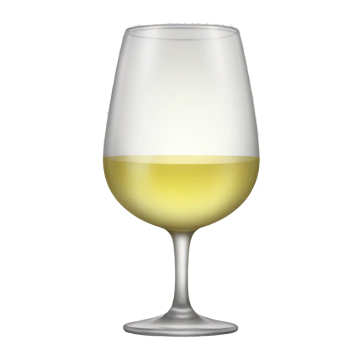 Glass of white wine sticker