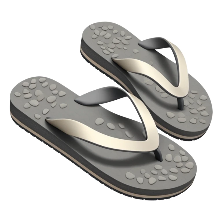Flip-Flops – Pebble Gray, the width and height of image must be equal in size sticker