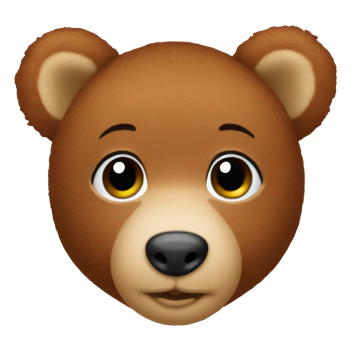 Baby bear beanie baby  sticker