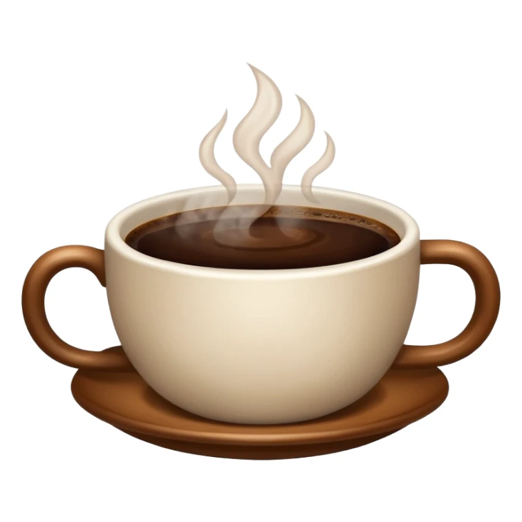 a cup of coffee sticker