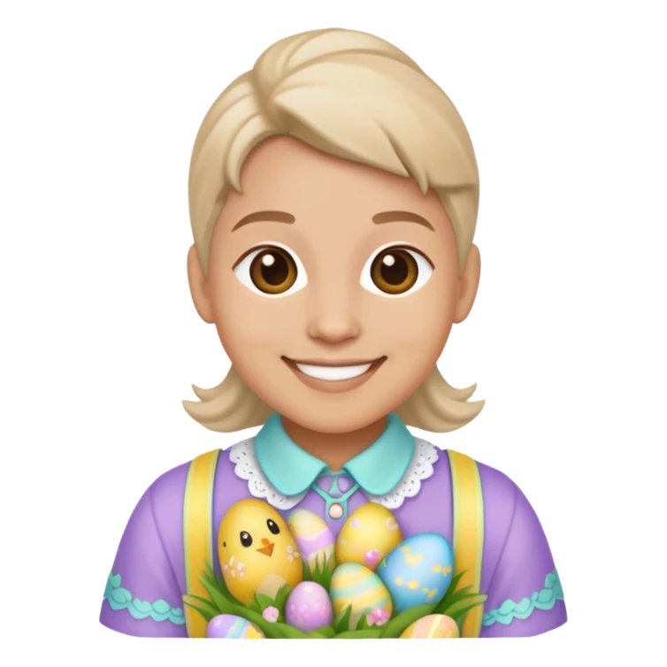 Photo of me for Easter sticker