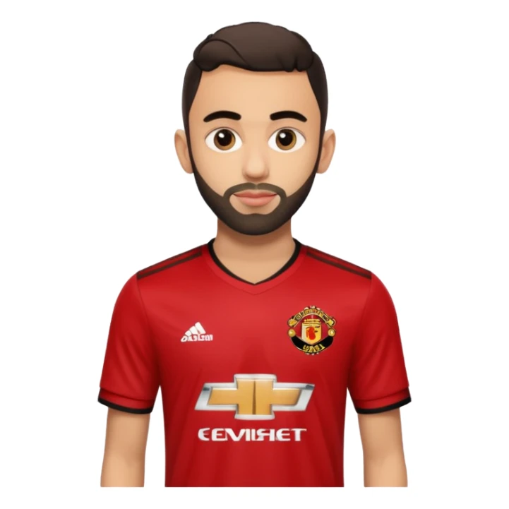 bruno fernandes manchester united sticker