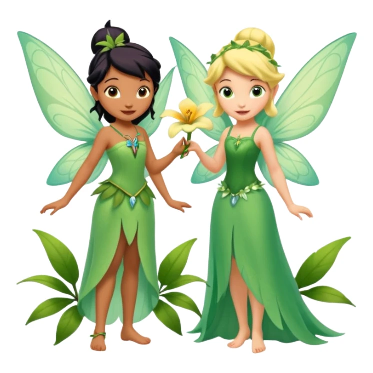 Flora Fauna and Merriweather Disney fairies  sticker
