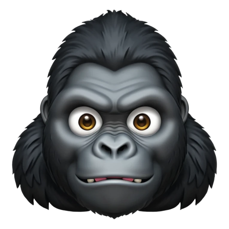 gorilla head sticker