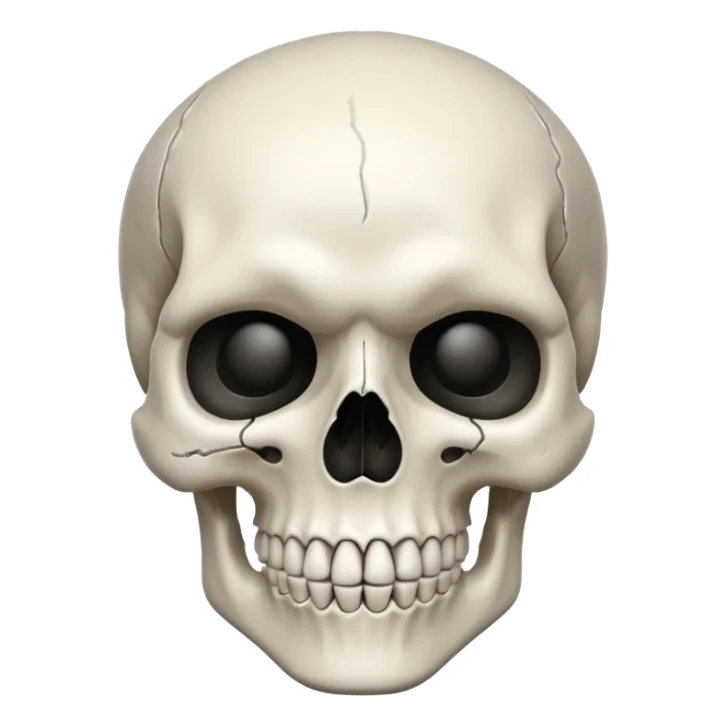 Skull sticker