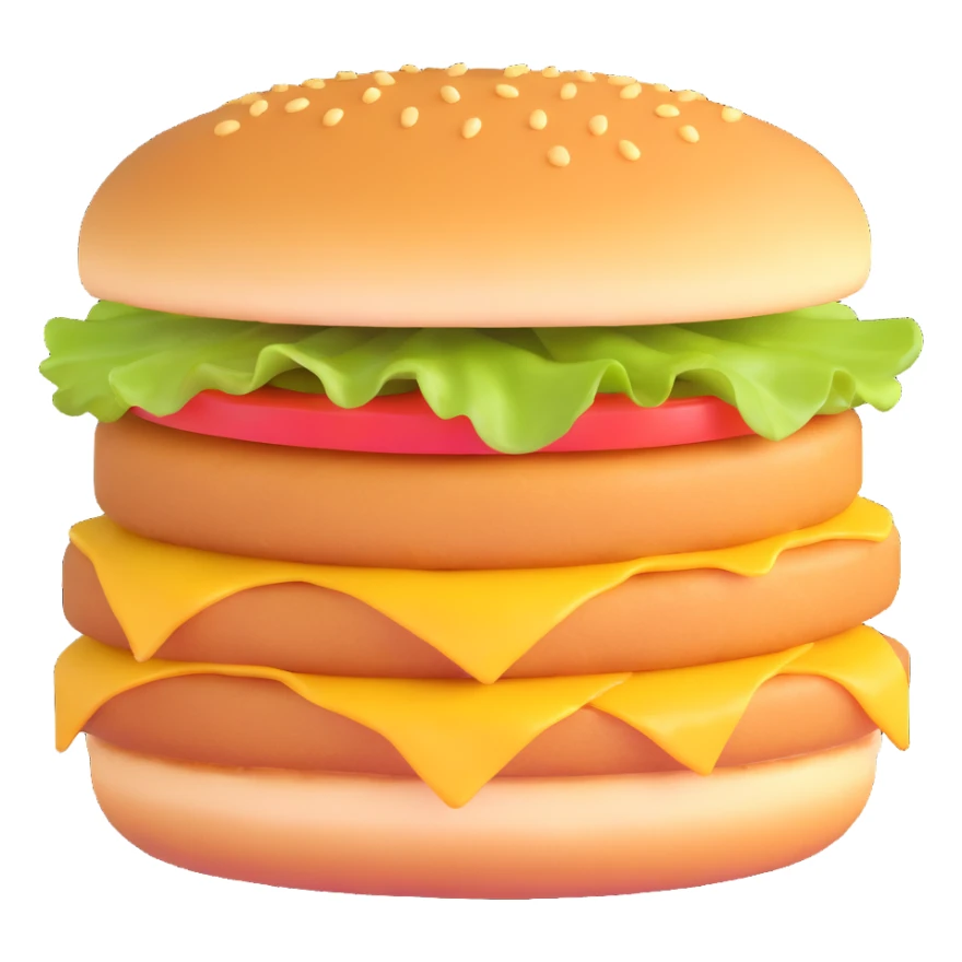 chicken patty sticker