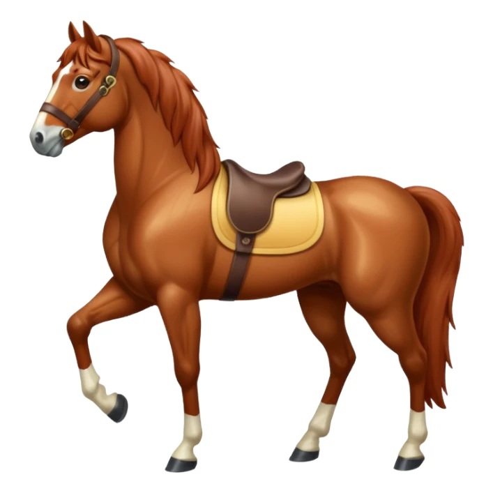 artist horse full body sticker