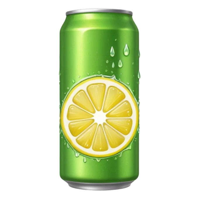 energy drink green tea and lemon sticker