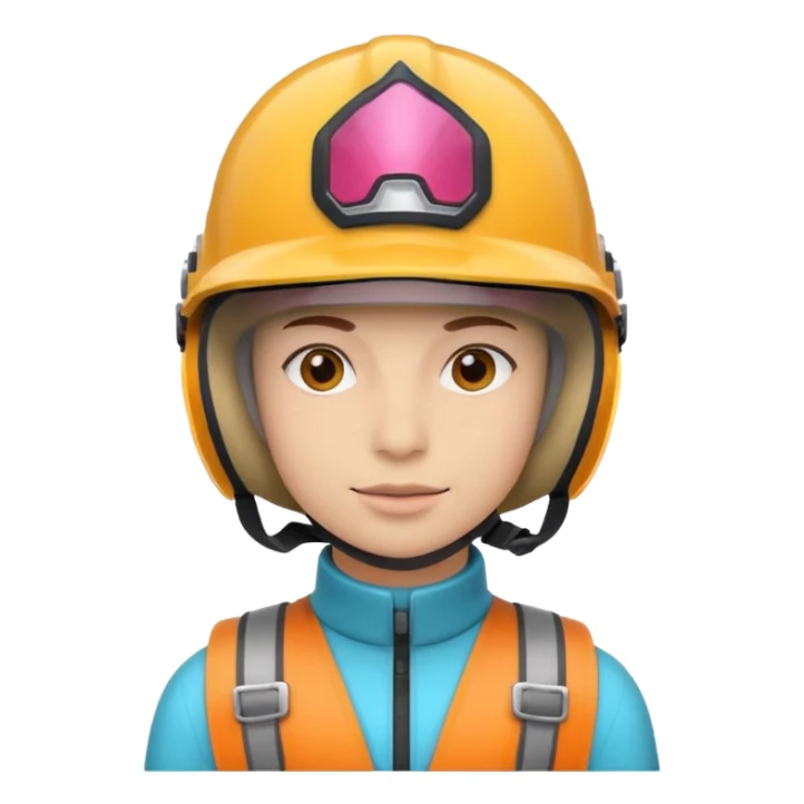 Colorful Helmeted Traveler sticker