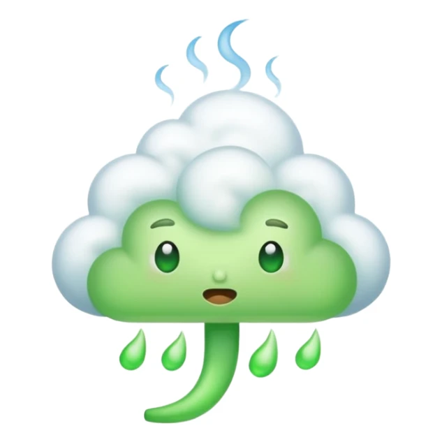 green fart air sticker