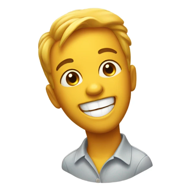 Satisfied face with honey dripping out its mouth sticker