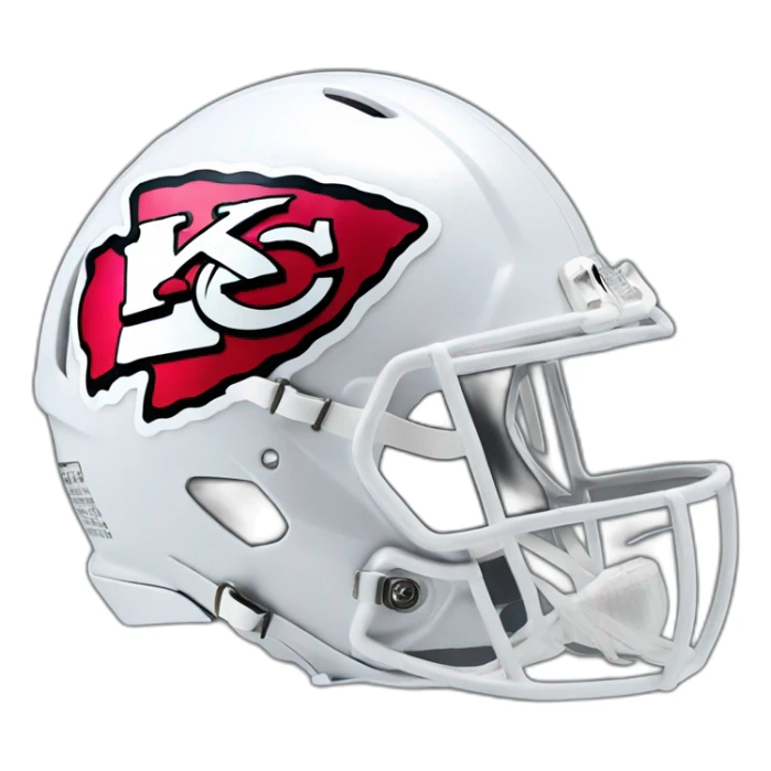 kansas city chiefs football helmet sticker
