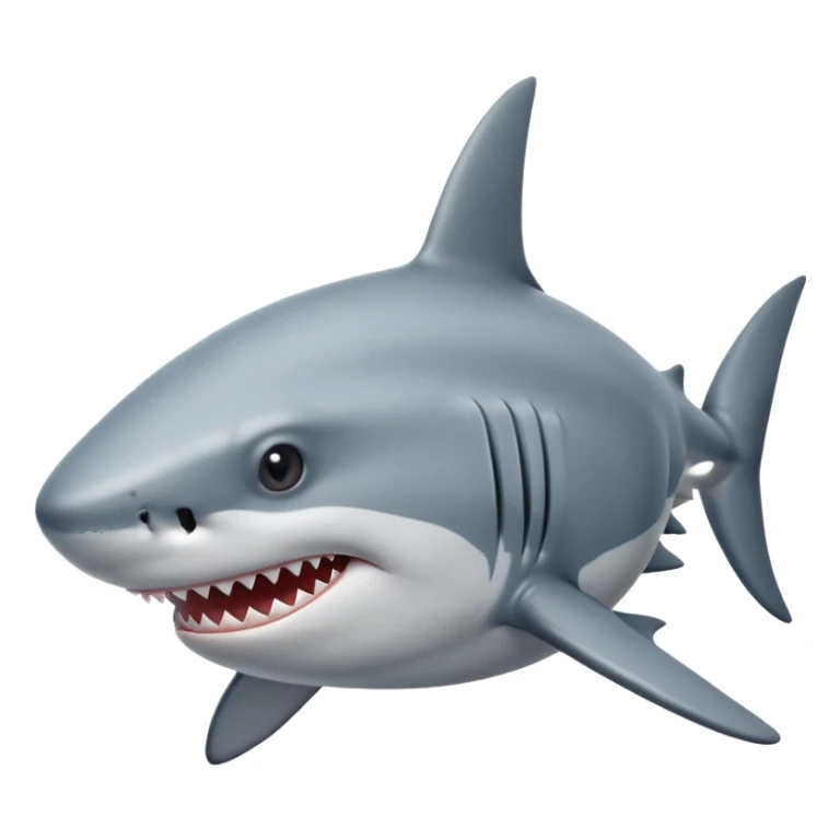 Shark with a low taper fade sticker