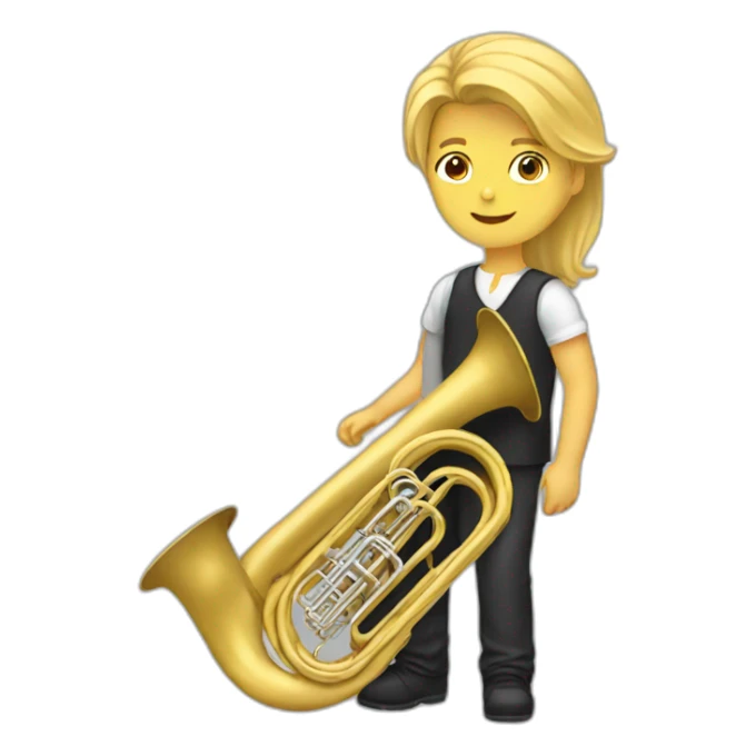 Long--blondehair-male-with-tuba sticker