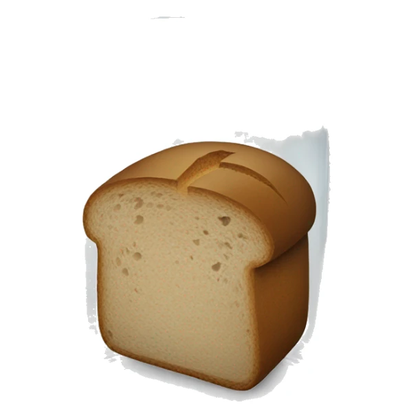 a glass with a slice of black bread on top sticker