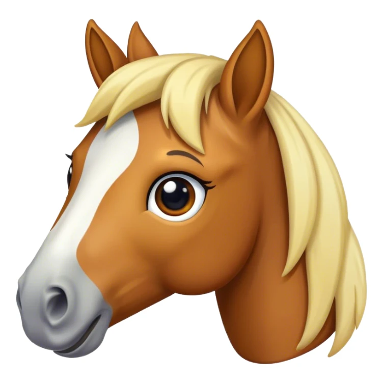 cute horse closeupHorse sticker