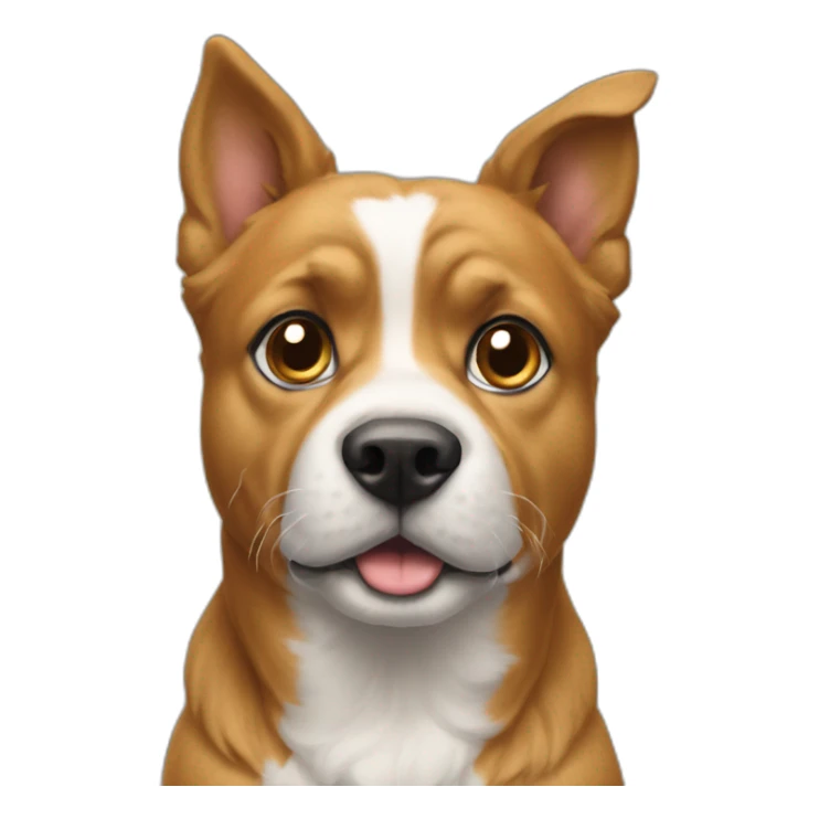 Chat sur la tête d’un chien sticker