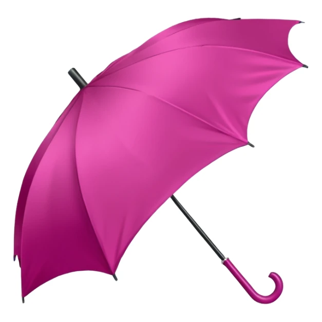 Dark pink umbrella with bow on the holder sticker