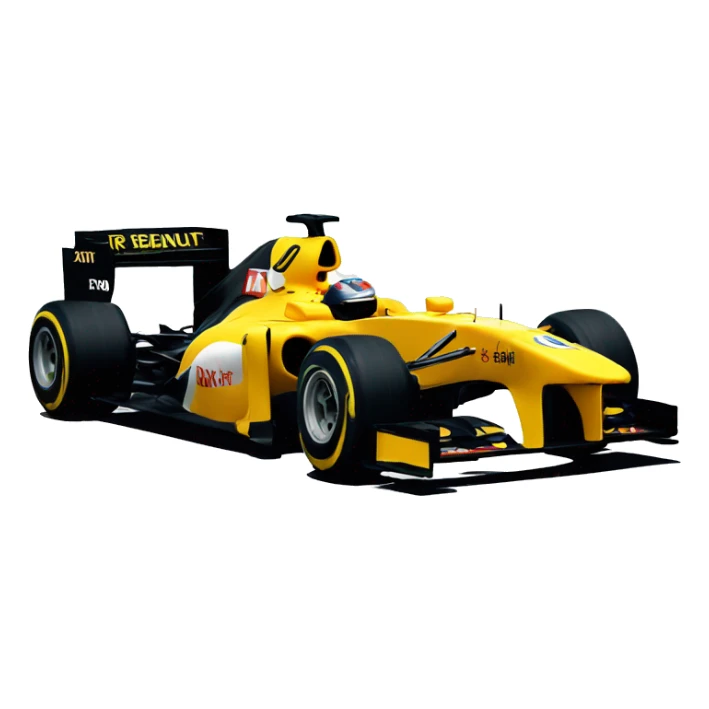 Renault f1 car 2010 sticker