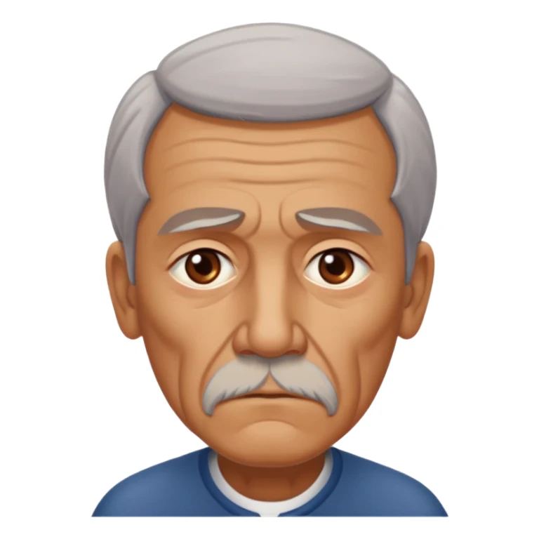 abuelo de pueblo serio y desconfiado. estilopaco martinez soria sticker