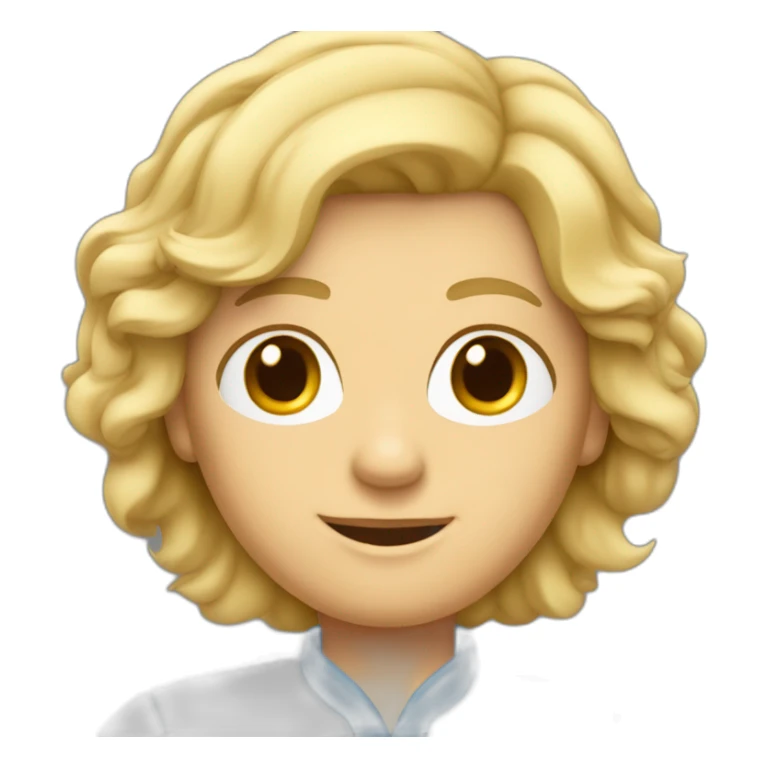 Un pilote d’avion blond au cheveux courts sticker