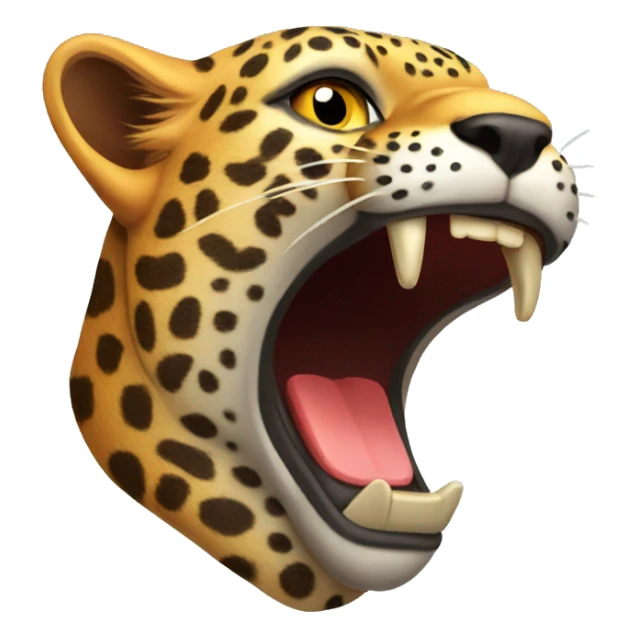 volcano leopard sticker