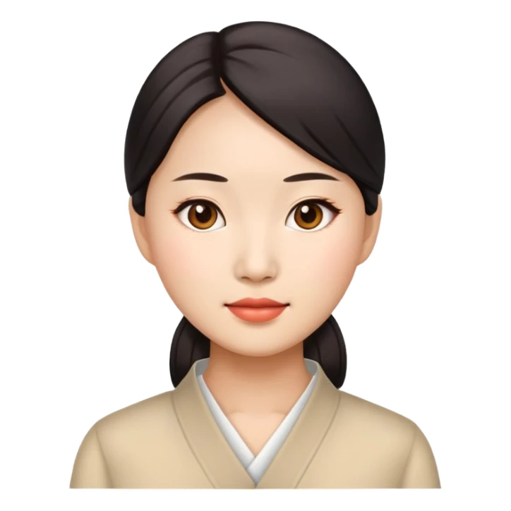 Chinese scientist woman super realistic  sticker